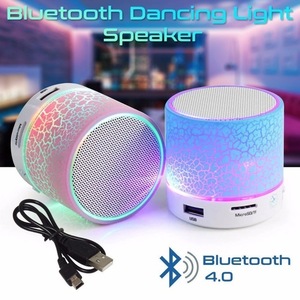 GETIHU Bluetooth スピーカー Led ポータブル ミニ 無線 スピーカー プレイヤー USB Radio Fm Mp3 音楽