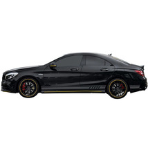 メルセデスベンツ サイド スカート ステッカー セット スポーティー ストライプ デカール W117 C117 X117 W176 CLA45 CLA200 CLA Class AMG_画像2