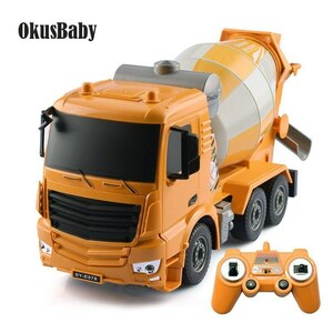  mixer original box mi mixer car 2.4G remote control machine 1:26 radio controlled car battery cement mixer model toy 