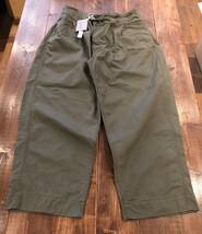 新品未使用 定価2.8万 WORKWARE HC BRITISH ARMY PANTS #479 - GREEN 緑 W36 XL イギリス軍 チノパンツ アーミーパンツ ワークウェア_画像5