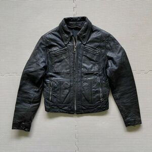 60's VINTAGE!! SERVAL ZIP レザージャケット ライダース レディース