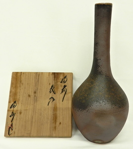 福衣★ 備前焼 備州窯 花入 美術品 古美術品 時代品 骨董品 アンティーク K-106