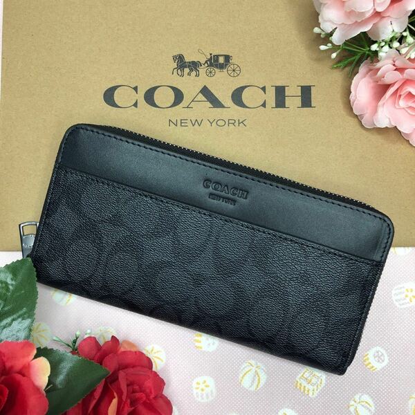 COACH コーチ 長財布　シグネチャー 大人気　新品