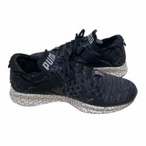 X'321 PUMA IGNITE evo KNIT LO HN 189994-02イグナイト エヴォニット ロウ HNスニーカー レディース 24cm ブラック ホワイト_画像5