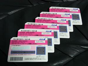 送料無料★ANA 株主優待券 6枚 有効期限 2023年5月31日 