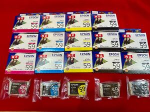【送料無料】エプソン純正 純正インク インクカートリッジ インク ICBK59 ICM59 ICC59 ICY59 計19本セット