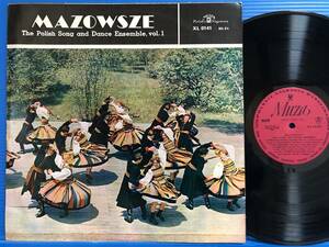 【LP】マゾフシェ MAZOWSZE POLISH SONG and DANCE ENSEMBLE VOL.1 ポーランド盤 EX / NM- WORLD 100