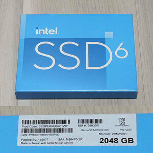 【送料無料】新品 INTEL SSD 670p 2TB (SSDPEKNU020TZX1)