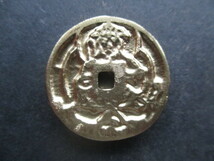 黄金の虚空蔵尊　量目約12.7g　金貨　絵銭_画像3