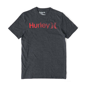 古着 Hurley ハーレー ロゴTシャツ MTS0008680 S チャコール 半袖Tシャツ メンズ