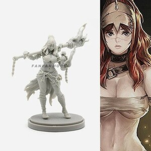 送料無料…38mm 1/35 KINGDOM DEATH キングダム・デス Lantern Guard KD ランタン・ガード KD 女性戦士 未塗装 レジン製 フィギュア H169