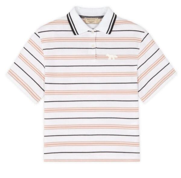 Maison Kitsune FLARED SLEEVED POLO