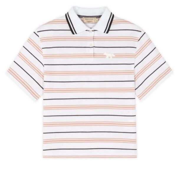 Maison Kitsune FLARED SLEEVED POLO