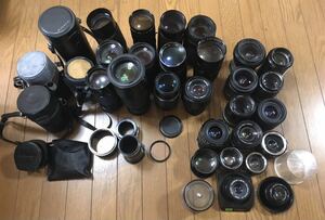 ★ジャンク★まとめ 大量 カメラ レンズ Nikon TAMRON MINOLTA 0625②