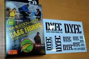 限定　DAIWA　ダイワ　DYFC バス フィッシング　ルアー　PEANUTⅡ ピーナッツ　DVD ロッド　ステッカー