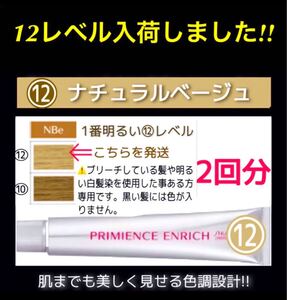資生堂 プリミエンス ヘアカラー 白髪染め【イルミナカラー アディクシー ブリーチ剤 オキシ同梱割有】12 ベージュ 1番明るい