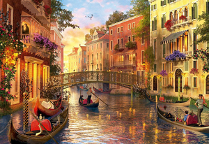 EDUCA 17124 1500ピース ジグソーパズル ドイツ発売 Dominic Davison, Sunset in Venice