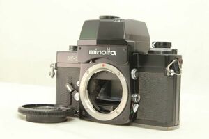 【ジャンク】MINOLTA ミノルタ X-1 ブラック ボディ フィルムカメラ マニュアルフォーカス S/N1018848 (V12277-4)