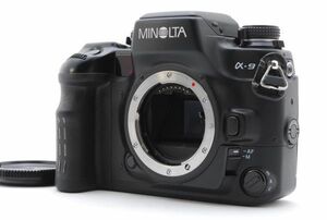 【極美品】 MINOLTA ミノルタ α-9 a-9 ブラック フィルムカメラ オートフォーカス S/N21801480 (V124221-2)