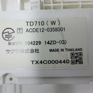 ▲▽Saxa 18ボタン標準多機能電話機 TD710(W) 領収書可79△▼の画像3