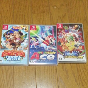 【Switch】 ドンキーコング トロピカルフリーズ & マリオテニスエース & ポッ拳 POKKEN Tournament DX