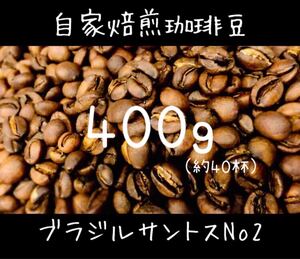 【送料無料】ブラジル サントス No2 400g コーヒー豆