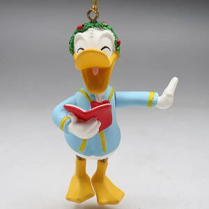  Disney Donald ornament kyarola- Disney store 2000 year rom and rear (before and after) resin made 