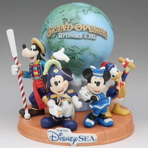  Disney TDS Grand opening figure Tokyo Disney si-2001 year 9 month 4 day Mickey minnie Donald Goofy 