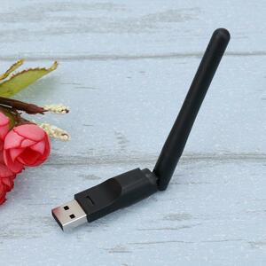 USB無線LAN、無線子機 、Wi-Fi アンテナ ドングル アダプター 受信機 ワイヤレスネットワークカード,LANケーブル不要 PC専用
