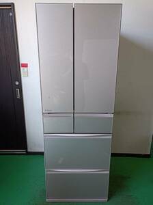 三菱/2021年製/三菱ノンフロン冷凍冷蔵庫/455L/6ドア/MR-MX46G-C1/0625a2
