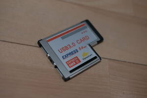 [即決]ジャンク　USB3.0 2ポート増設 Express Card 54mm PCカード