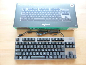 Logicool ロジクール メカニカルキーボード K835 赤軸 リニア コンパクト 有線 シルバー ほぼ未使用 美品