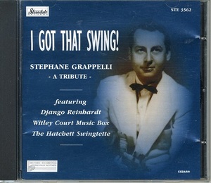 STEPHANE GRAPPELLI / I GOT THAT SWING!