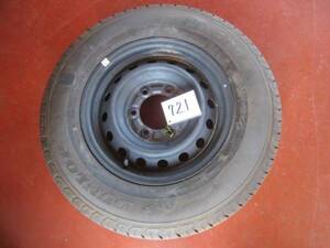 721 195/80R15 tire * steel wheel assembly . ending 1 pcs unused goods Hiace van for secondhand goods 