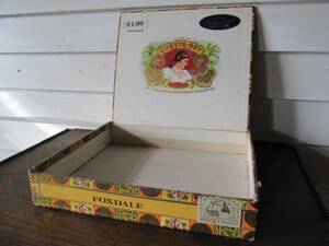  Vintage сигареты для дерево коробка бумага этикетка America производства ②