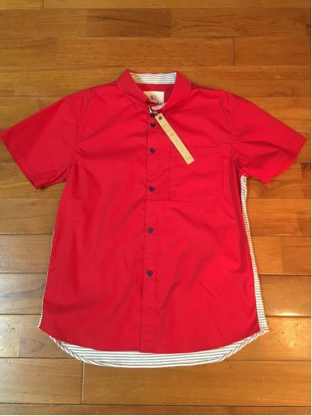 【新品 】【送料無料】VOO 半袖シャツ 赤0 ヴォー レッド ゼロストレスシャツ