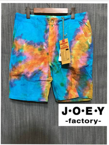 ★JOEY HOUSTON タイダイショーツ 新品 L 定価6372円 マリン サーフ フェス