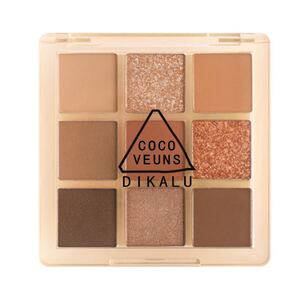 DIKALU 中国コスメ 9色アイシャドウパレット 03