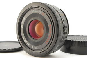 [S品] COSINA Voigtlander ULTRON 40mm F2 SL II ASPHERICAL＊Nikon Ai-S＊コレクター品＊フォクトレンダー ウルトロン＊10809