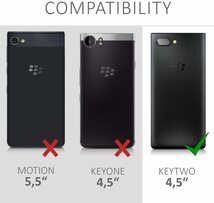 kwmobile 対応: Blackberry KEYtwo (Key2) 専用ケース - 耐衝撃 TPUソフト シリコンケース _画像6