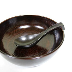 hook Chinese milk vetch cloth-covered wooden lacquer coating china spoon lotus flower 