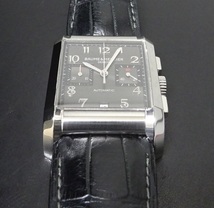 良品 Baume&Mercier ボーム＆メルシエ ハンプトン クロノグラフ MOA10030 グレー 自動巻 メンズ 国際保証書あり 本物_画像5