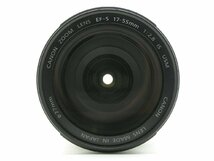 ★ハローカメラ★8044 CANON ZOON LENS EF-S ( 17-55mm F2.8 IS USM ) 動作品、現状　1円スタ－ト　即決【綺麗】_画像3