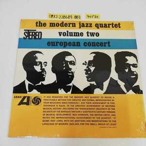 1_▼ LP The modern jazz quartet volume two europan conert ST-A-60417 帯無し ライナー無し