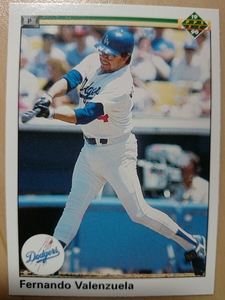 ★FERNANDO VALENZUELA UPPER DECK UD 1990 #445 MLB メジャーリーグ フェルナンド バレンズエラ LOS ANGELES DODGERS LA ドジャース