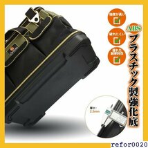 送料無料 Drado 40㎝×23㎝×28㎝ 防水 ベルト付 プラスチック底部 道具袋 工具袋 工具バッグ ツールバッグ 34_画像3