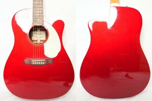 ★Fender Acoustic★SONORAN SCE Candy Apple Red (CAR) 2007年製 エレアコ フェンダー★