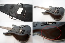 ★SCHECTER★Hellraiser C-1 FR Black AD-C-1-FR-HR BLK シェクター EMG89搭載 2010年製★_画像10