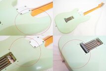 ★決算SALE!!12月26日まで!!★Fender Japan+Fender USA★’57 American Vintage Stratocaster Surf Green コンポーネントストラトキャスタ_画像6