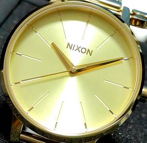 【新品】NIXON ニクソン 腕時計 KENSINGTON MILANESE ケンジントン ミラネーゼ イエローゴールド 激レア デットストック UNISEX